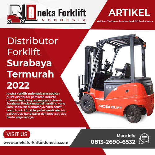 Distributor Forklift Surabaya Harga Termurah 2022